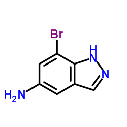 7-Bromo-1H-indazol-5-amine structure