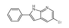 5-bromo-2-phenyl-1H-pyrrolo[2,3-b]pyridine structure