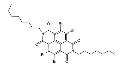 4,5,9,10-Tetr-1bromo-2,7-dioctylbenzo[lmn][3,8]phen-1nthroline-1,3,6,8-tetr-1one structure