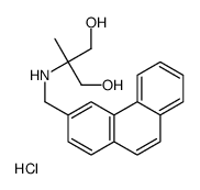 1,3-Propanediol, 2-methyl-2-((3-phenanthrenylmethyl)amino)-, hydrochlo ride Structure