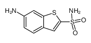 6-aminobenzothiophene-2-sulfonamide结构式