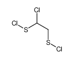(1-chloro-2-chlorosulfanylethyl) thiohypochlorite Structure