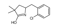 5-[(2-chlorophenyl)methyl]-3,3-dimethylpyrrolidin-2-one Structure