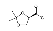 1,3-Dioxolane-4-carbonyl chloride, 2,2-dimethyl-, (4R) Structure