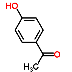 4-Hydroxyacetophenone Structure
