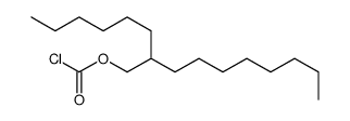 2-hexyldecyl carbonochloridate Structure