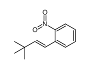 1-[3,3-dimethylbut-1-en-1-yl]-2-nitrobenzene结构式