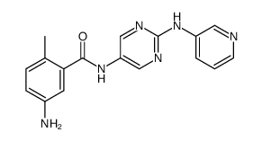 5-amino-2-methyl-N-(2-(pyridin-3-yl)aminopyrimidin-5-yl)benzamide结构式