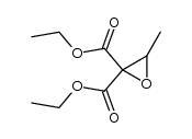 diethyl 3-methyloxirane-2,2-dicarboxylate结构式