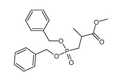 Isopropylphosphonsaeure-O,O-dibenzylester-methylester结构式