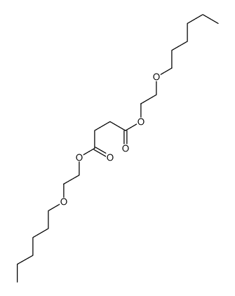 Succinic acid bis[2-(hexyloxy)ethyl] ester结构式