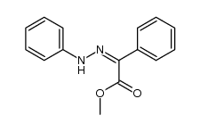 methyl 2-phenyl-2-[(Z)-phenylhydrazono]acetate结构式