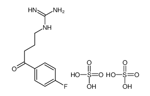 2-[4-(4-fluorophenyl)-4-oxobutyl]guanidine,sulfuric acid结构式
