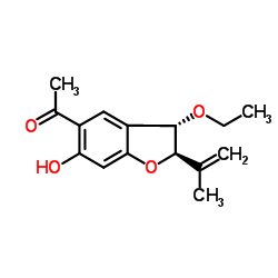 trans-2,3-Dihydro-3-ethoxyeuparin Structure