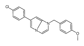 6-(4-chlorophenyl)-1-[(4-methoxyphenyl)methyl]pyrrolo[1,2-a]imidazole Structure