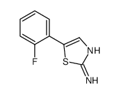 2-AMINO-5-(2-FLUOROPHENYL)-THIAZOLE Structure