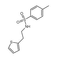 N-[2-(2-Thienyl)ethyl]toluolsulfonamid Structure