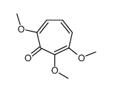 2,3,7-trimethoxycyclohepta-2,4,6-trien-1-one结构式