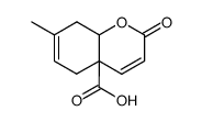 7-Methyl-2-oxo-8,8a-dihydro-2H,5H-chromene-4a-carboxylic acid Structure