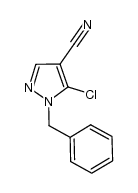 1-benzyl-5-chloro-1H-pyrazole-4-carbonitrile Structure