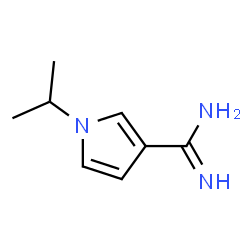 1H-Pyrrole-3-carboximidamide,1-(1-methylethyl)-(9CI) structure