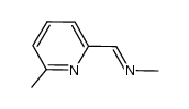 Methanamine, N-[(6-methyl-2-pyridinyl)methylene]- (9CI)结构式