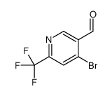 4-BROMO-6-(TRIFLUOROMETHYL)NICOTINALDEHYDE structure