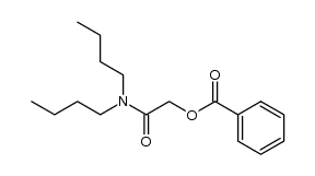 2-(dibutylamino)-2-oxoethyl benzoate Structure