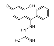 [[(2-hydroxy-4-oxocyclohexa-2,5-dien-1-ylidene)-phenylmethyl]amino]urea结构式