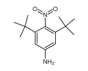 3,5-di-tert-butyl-4-nitro-aniline结构式