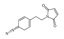 N-(beta-(4-diazophenyl)ethyl)maleimide Structure