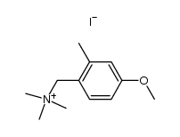 4-Methoxy-2-methyl-benzyldimethylamin-methoiodid结构式