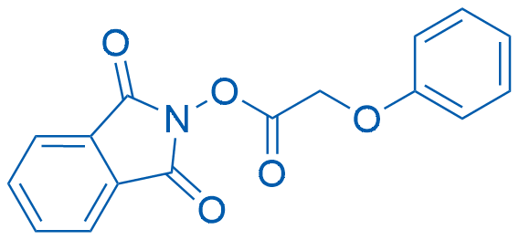 1,3-Dioxoisoindolin-2-yl 2-phenoxyacetate structure