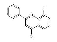 4-Chloro-8-fluoro-2-phenylquinoline Structure