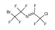 N-(2-Bromo-1,1,2,2-tetrafluoro-ethyl)-2-chloro-2,2-difluoro-acetimidoyl fluoride结构式