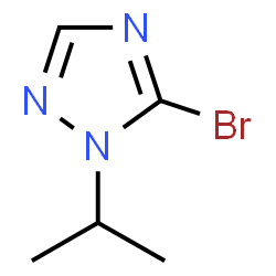 5-Bromo-1-isopropyl-1H-1,2,4-triazole结构式