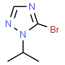 5-Bromo-1-isopropyl-1H-1,2,4-triazole structure