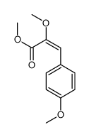 methyl 2-methoxy-3-(4-methoxyphenyl)prop-2-enoate结构式