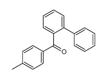 (4-methylphenyl)-(2-phenylphenyl)methanone Structure
