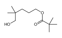 (5-hydroxy-4,4-dimethylpentyl) 2,2-dimethylpropanoate Structure
