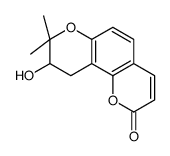 9-HYDROXY-8,8-DIMETHYL-9,10-DIHYDRO-8H-PYRANO2,3-FCHROMEN-2-ONE picture