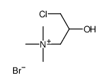 (3-chloro-2-hydroxypropyl)-trimethylazanium,bromide结构式
