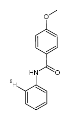 4-methoxy-N-(phenyl-2-d)benzamide Structure