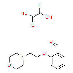 2-(2-吗啉代乙氧基)苯甲醛草酸盐结构式