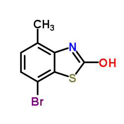 7-Bromo-4-methyl-1,3-benzothiazol-2(3H)-one Structure