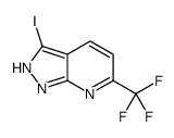 3-iodo-6-(trifluoromethyl)-2H-pyrazolo[3,4-b]pyridine结构式