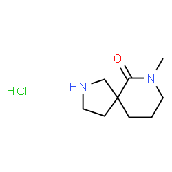 7-methyl-2,7-diazaspiro[4.5]decan-6-one hydrochloride Structure
