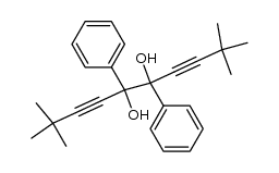 2,2,9,9-tetramethyl-5,6-diphenyldeca-3,7-diyne-5,6-diol Structure