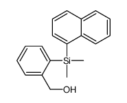 [2-(Dimethylnaphthalen-1-ylsilyl)phenyl]methanol Structure