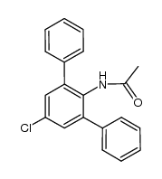 N-(5'-chloro-1,1':3',1"-terphenyl-2'-yl)acetamide结构式